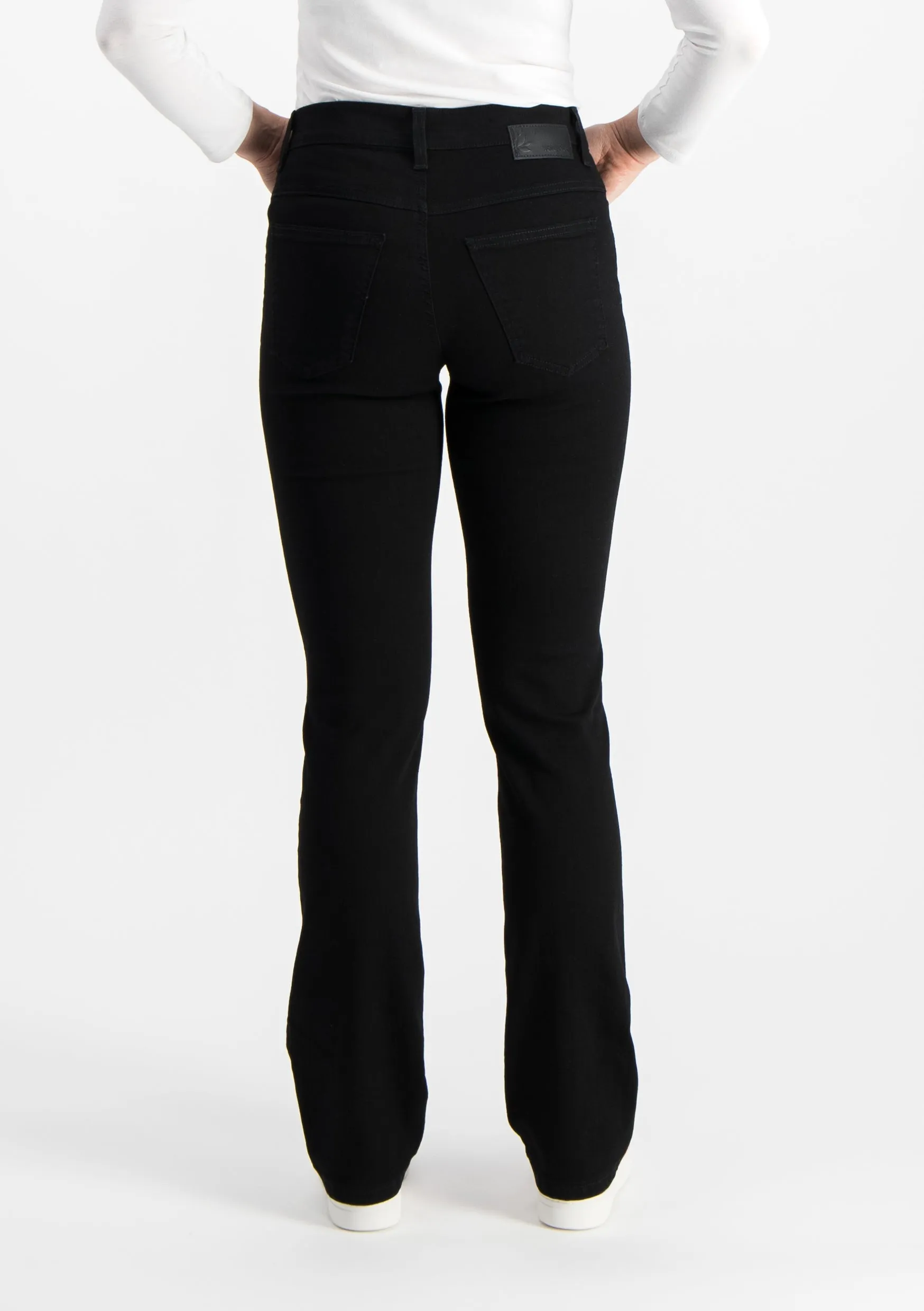 Pirre Super Stretch Straight Jeans Black