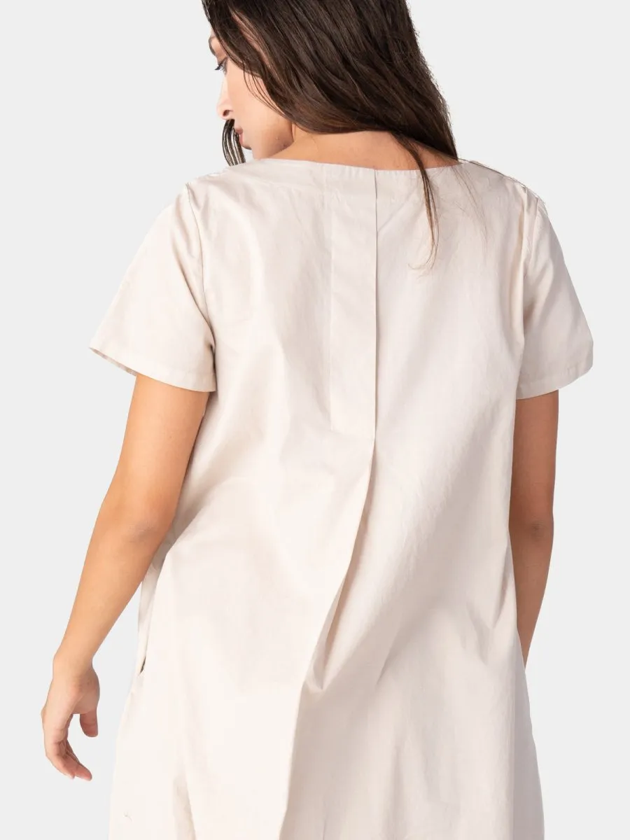 Round Neck Organic Cotton Day Dress