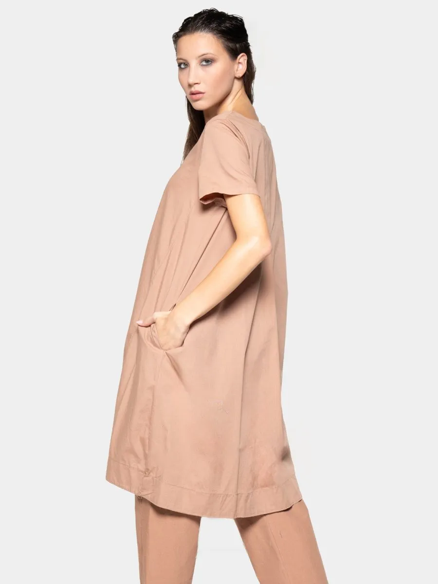 Round Neck Organic Cotton Day Dress