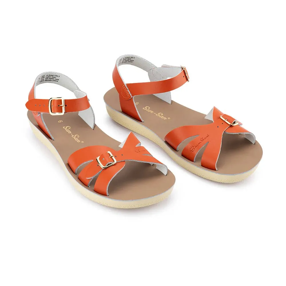 SALTWATER - ADULT BOARDWALK SANDAL: PAPRIKA