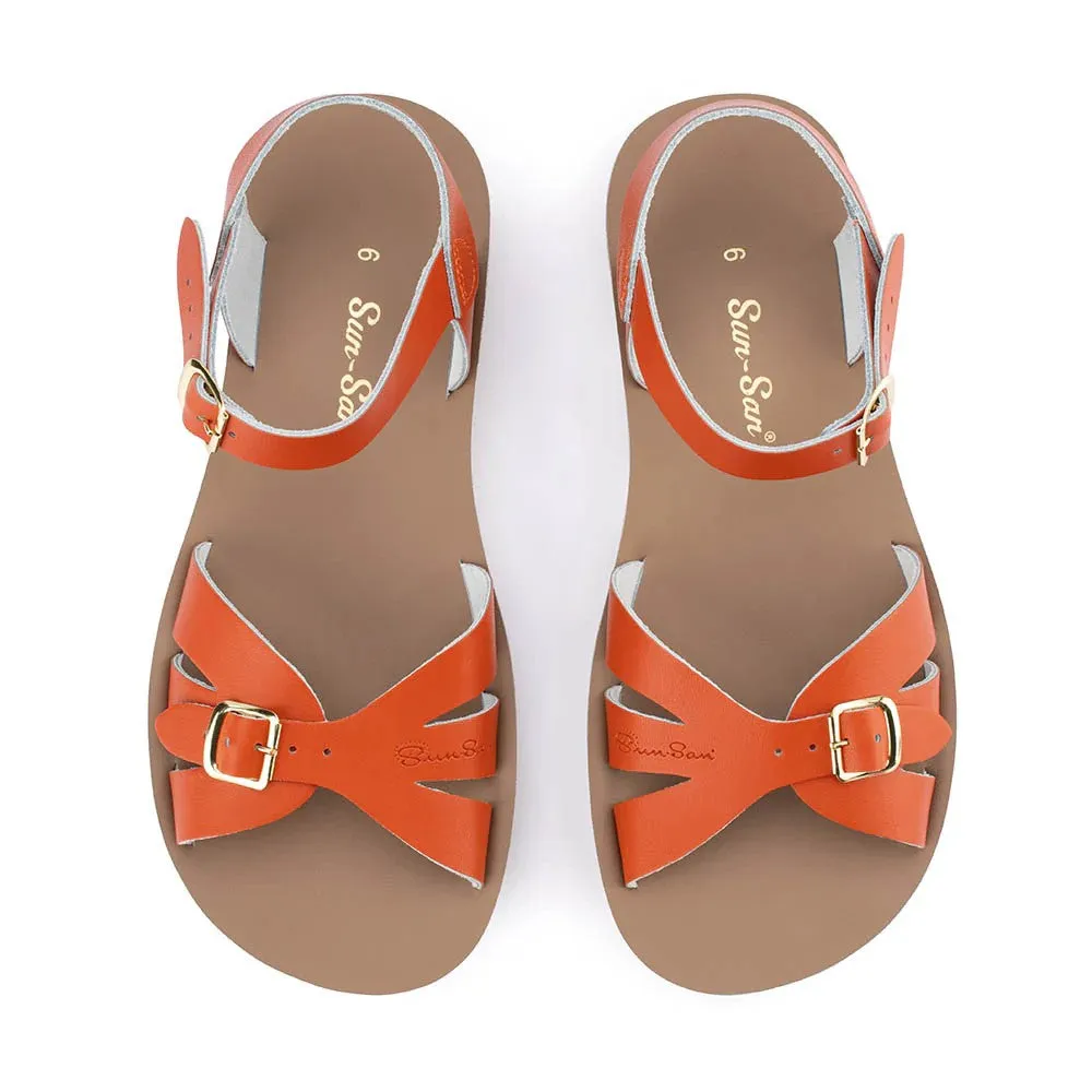 SALTWATER - ADULT BOARDWALK SANDAL: PAPRIKA