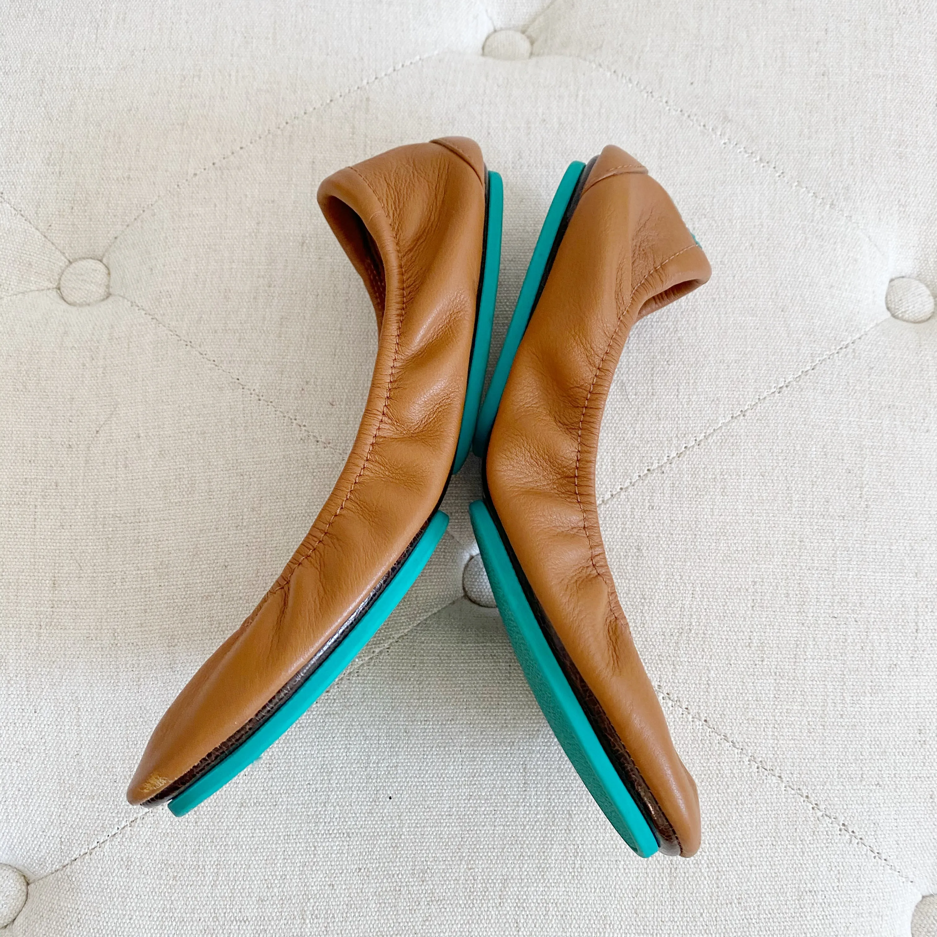 Tieks By Gavrieli Chestnut Brown Ballet Flats 7