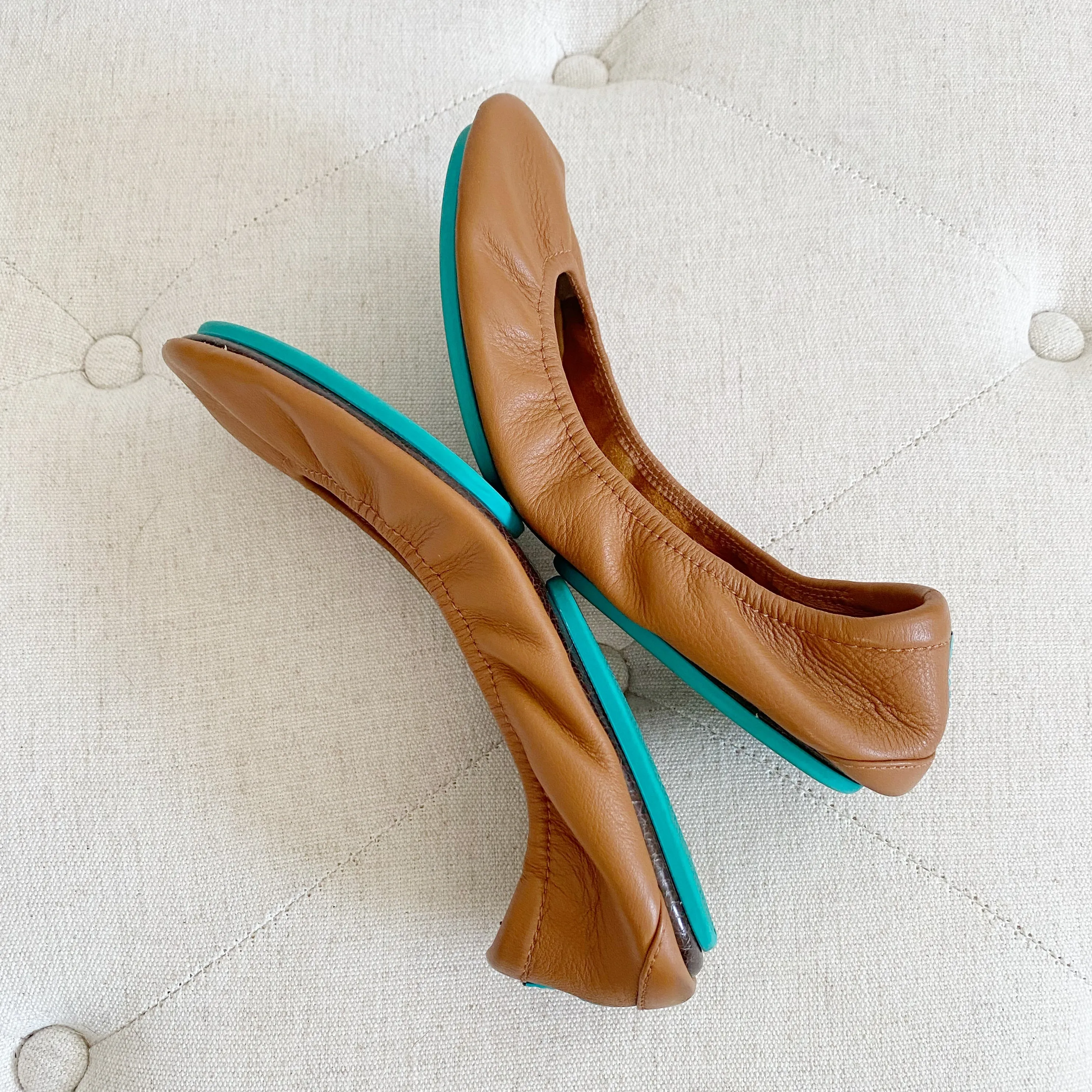 Tieks By Gavrieli Chestnut Brown Ballet Flats 7