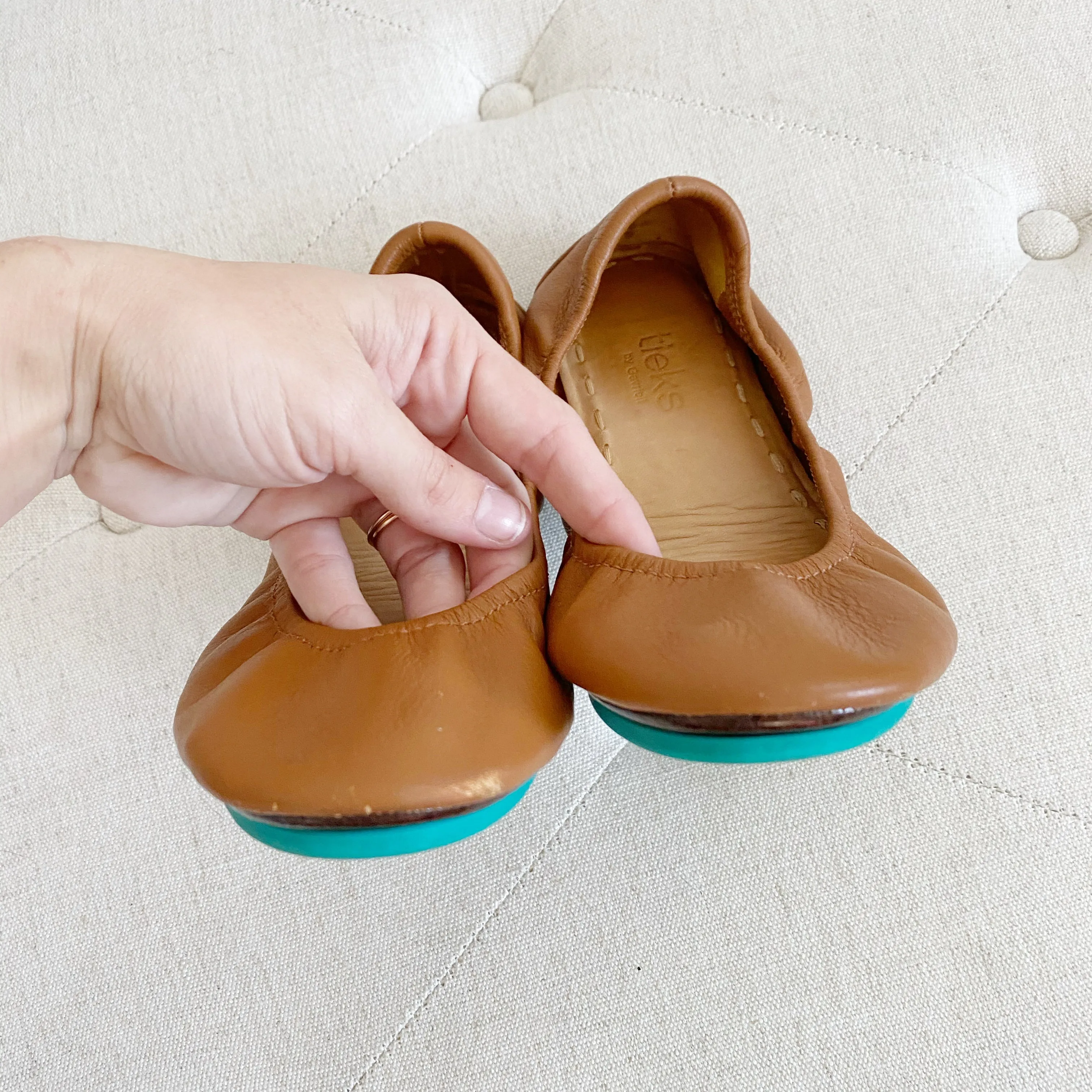 Tieks By Gavrieli Chestnut Brown Ballet Flats 7