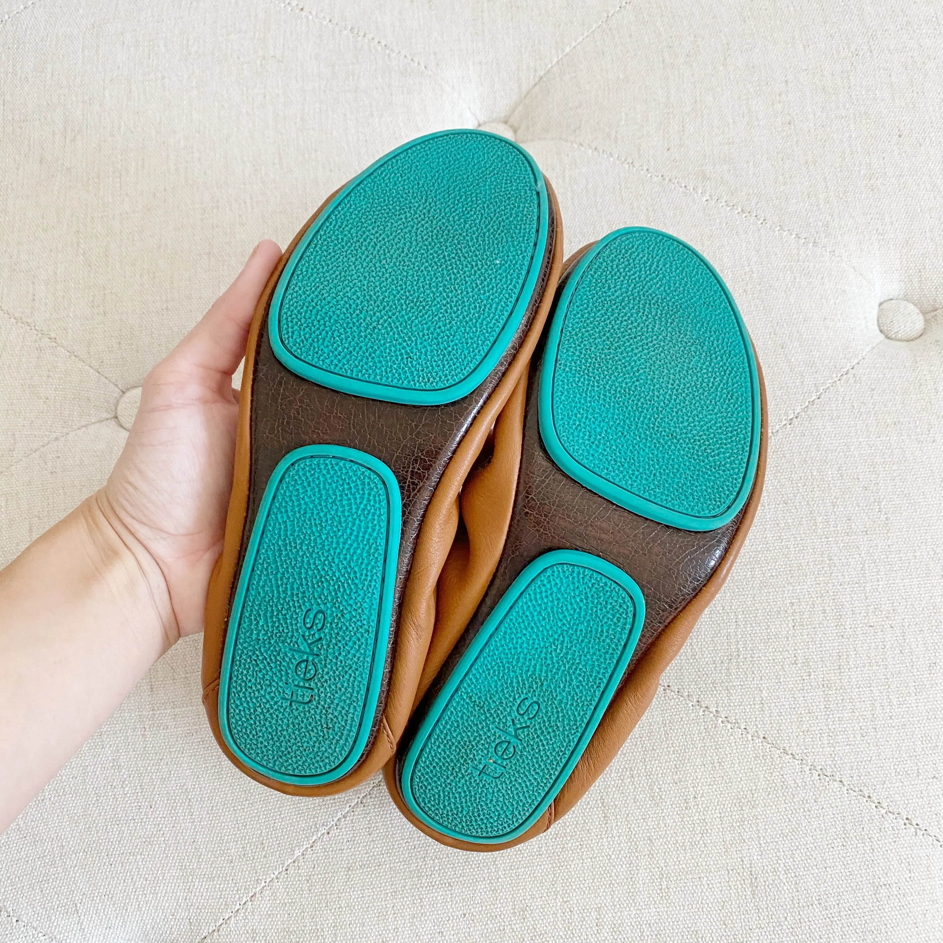 Tieks By Gavrieli Chestnut Brown Ballet Flats 7