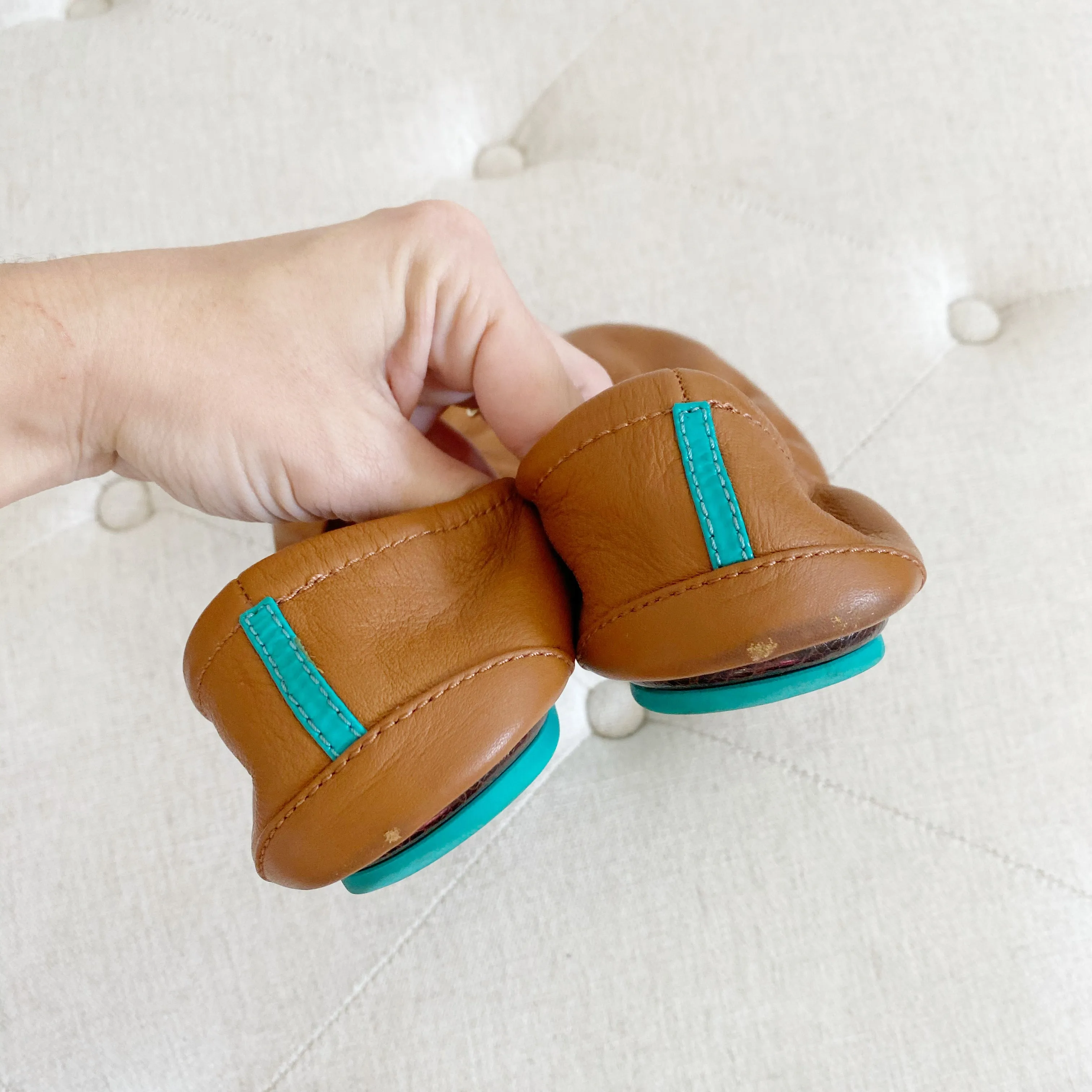 Tieks By Gavrieli Chestnut Brown Ballet Flats 7