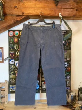 Trousers, Mountain Khakis, Men's Heavy Weight Hiking and Outdoors Pants, Grey Size 40x32