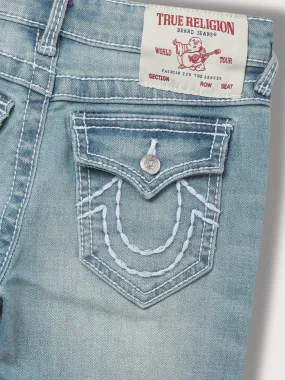 True Religion Kids Washed Effect Jeans 0 Fit Light Blue Mid Rise