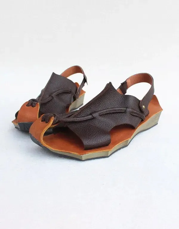 Vintage Flat Sandals Slingback