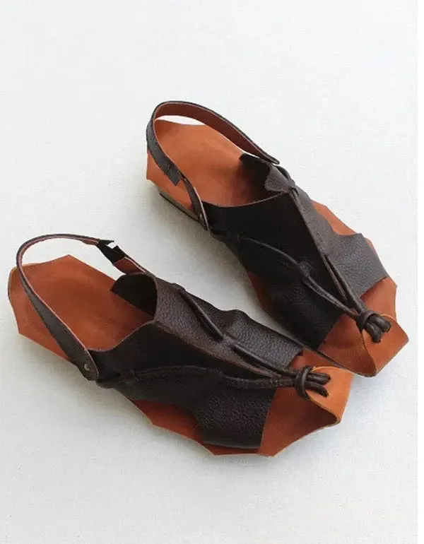 Vintage Flat Sandals Slingback