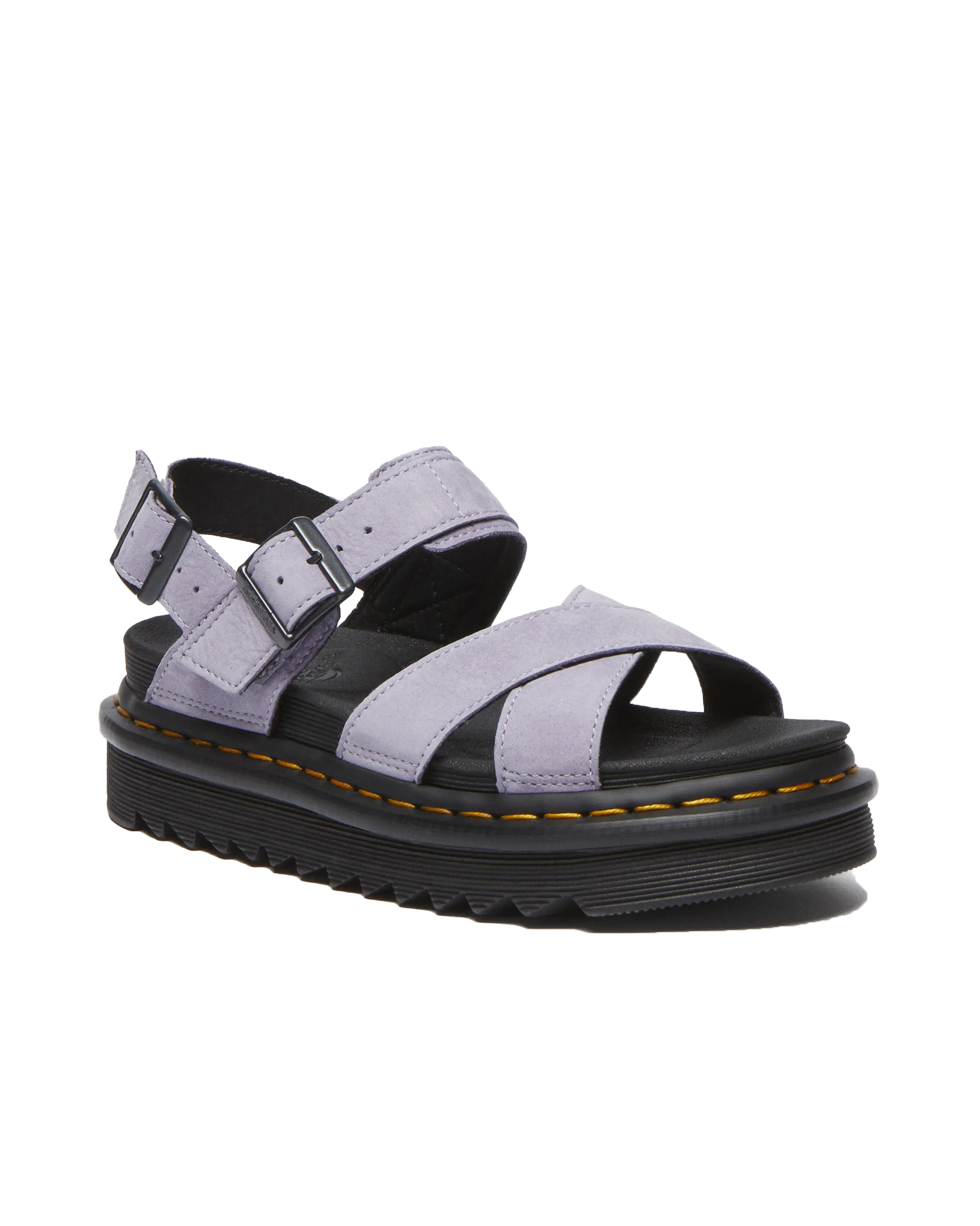 Voss II Buttersoft Leather Strap Sandals in Frosted Lavender