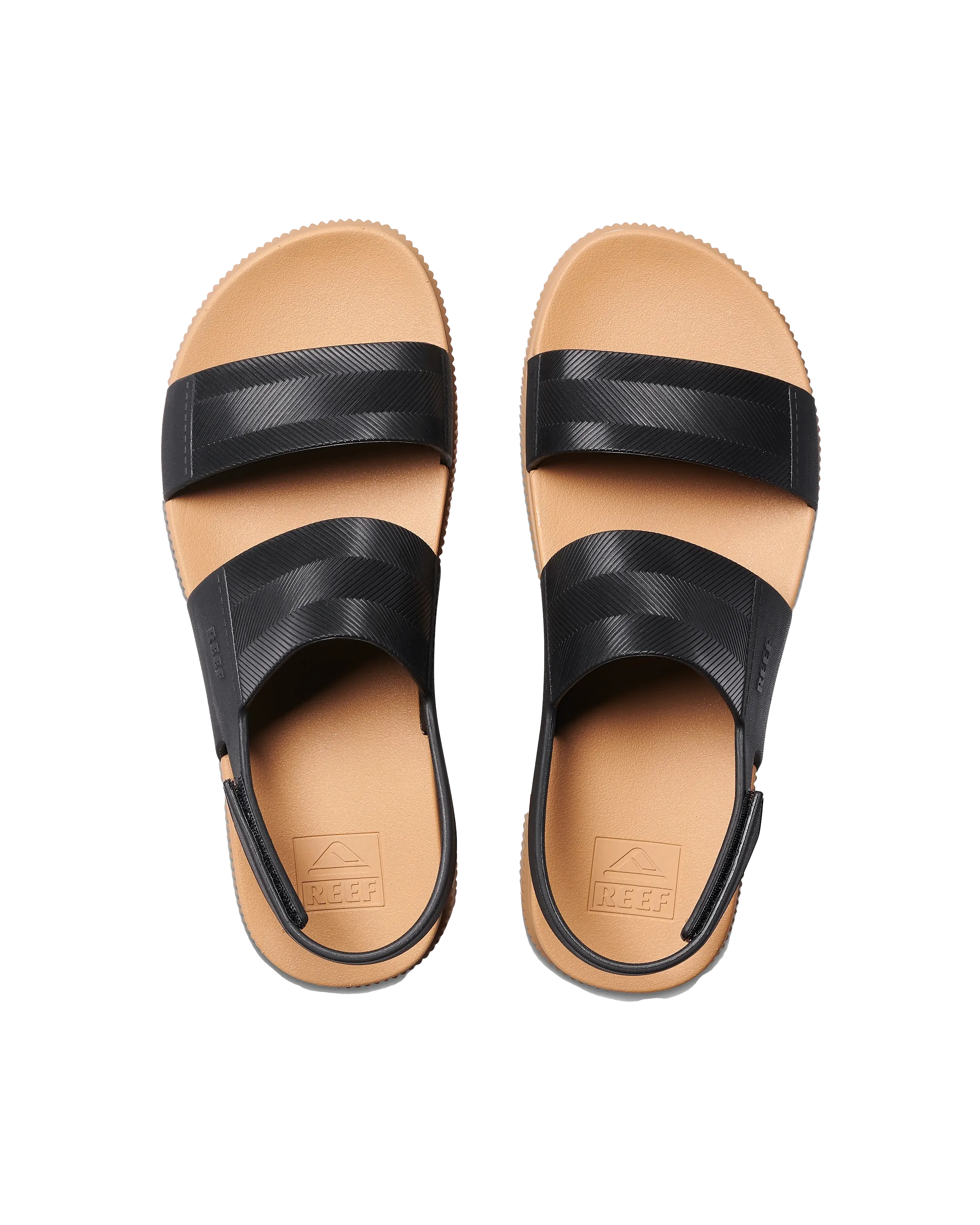 Water Vista Higer Sandals in Black & Tan