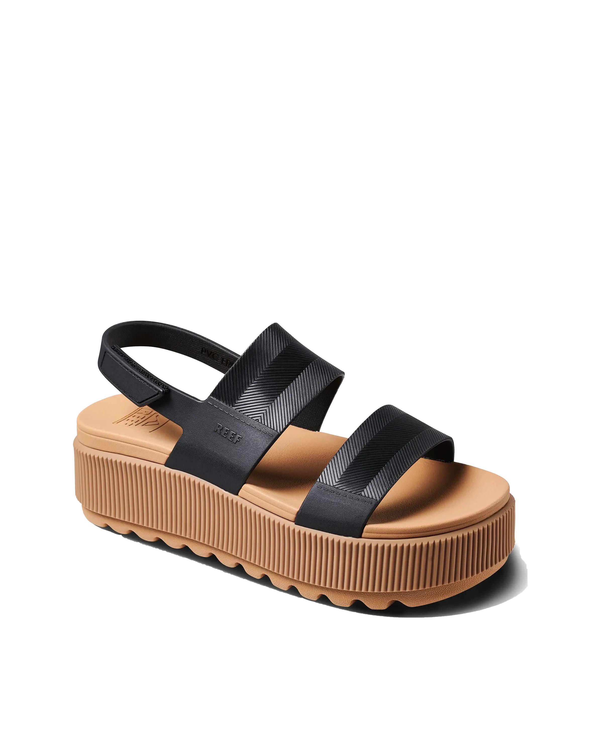 Water Vista Higer Sandals in Black & Tan