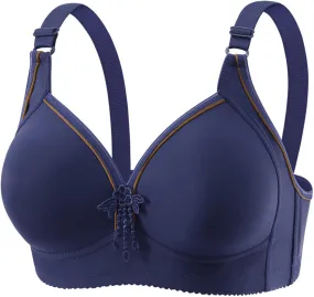 Womens Push Up Bras Full Coverage Supportive Adjustable Wire Free Breathable Plus Size No Underwire Everyday Bra